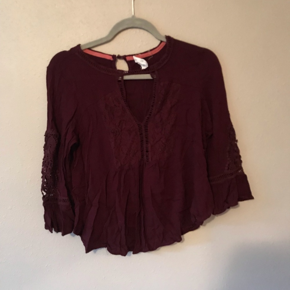 Maroon blouse